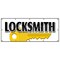 Signmission LOCKSMITH BANNER SIGN keys made service locked out mobile security B-120 Locksmith - alternate 1